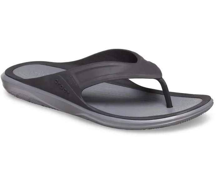 Crocs Sandals Swiftwater Wave Flip Blackslate Grey 8211 Men