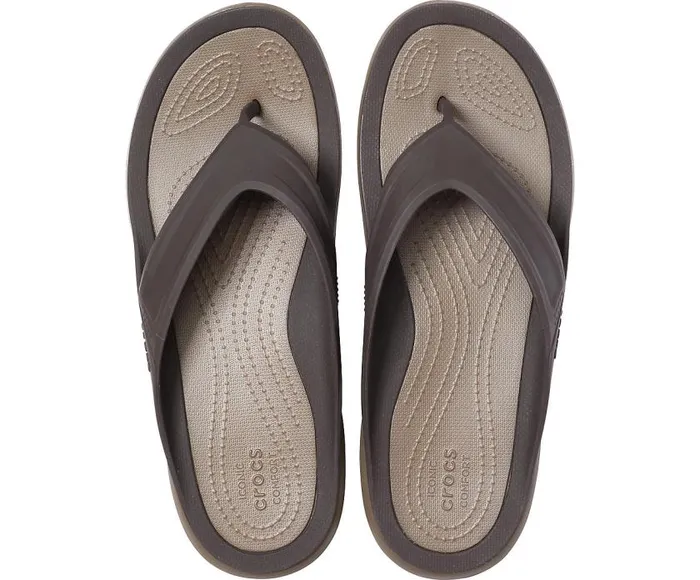 Crocs Sandals Swiftwater Wave Flip Espresso Walnut 8211 Men