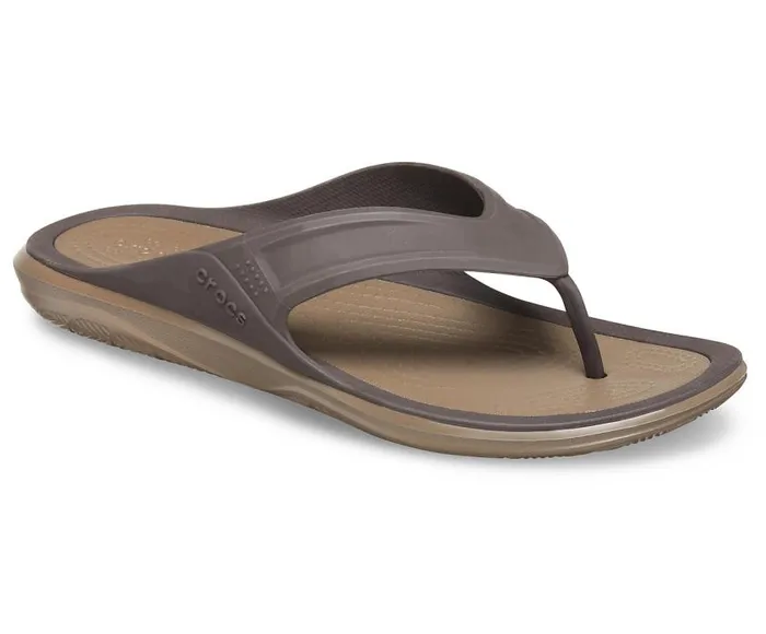 Crocs Sandals Swiftwater Wave Flip Espresso Walnut 8211 Men