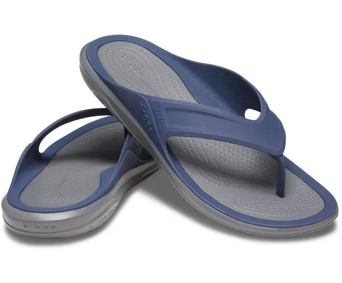Crocs Sandals Swiftwater Wave Flip Navyslate Grey 8211 Men