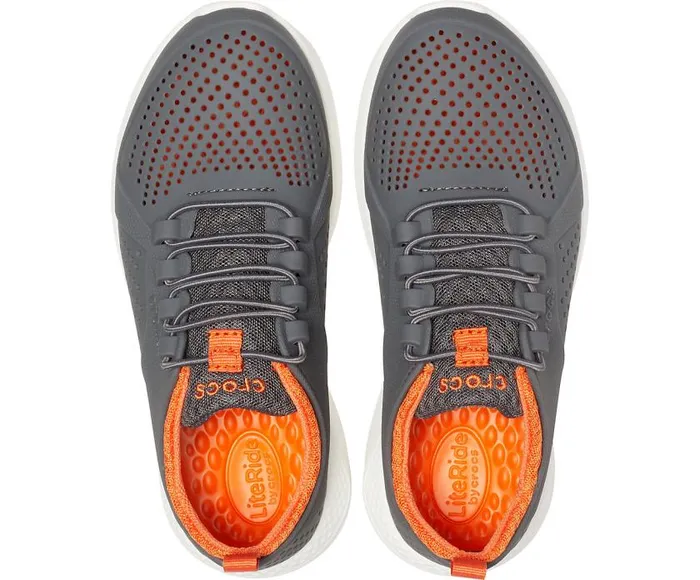Crocs Sneakers Kids LiteRide Pacer Charcoal White 8211 GirlsBoys