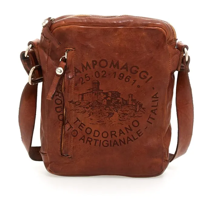 Crossbody Bags Men Campomaggi Marte Cognac