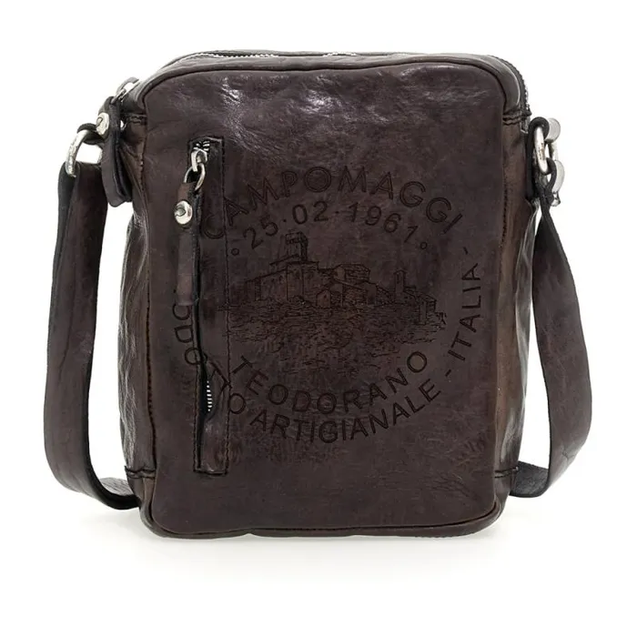 Crossbody Bags Men Campomaggi Marte Grey