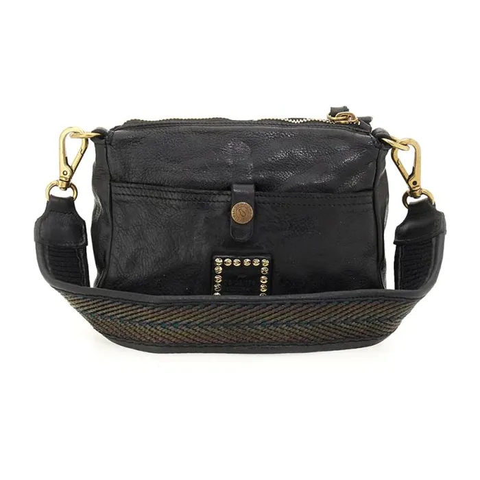 Crossbody Bags Women Campomaggi Centaurus Black Crossbody Bags Women Campomaggi Centaurus Black