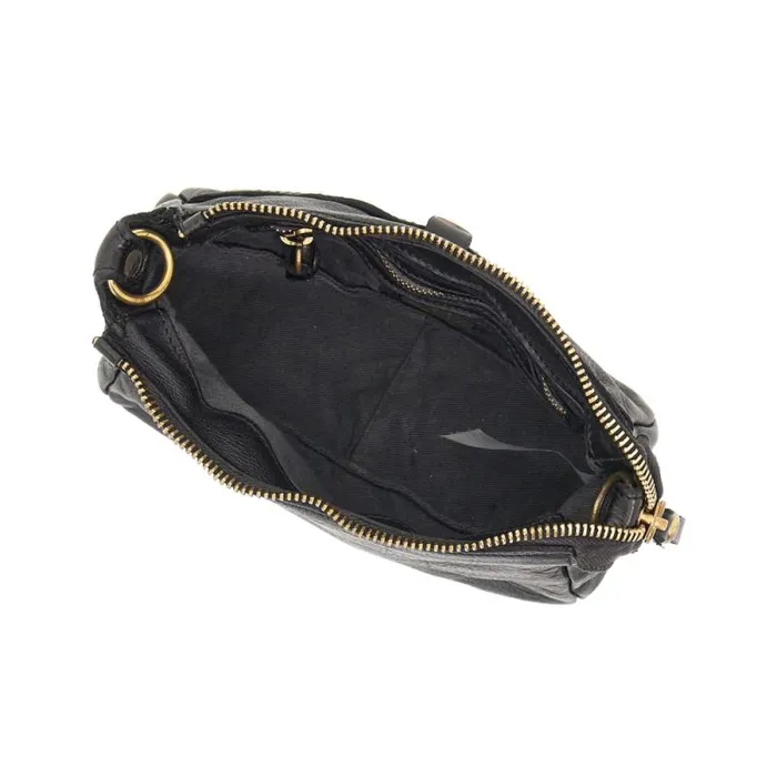 Crossbody Bags Women Campomaggi Centaurus Black Crossbody Bags Women Campomaggi Centaurus Black