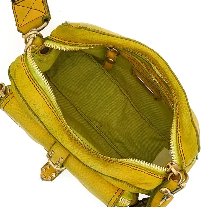 Crossbody Bags Women Campomaggi Kura Yellow Crossbody Bags Women Campomaggi Kura Yellow
