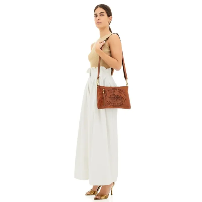Crossbody Bags Women Campomaggi Tramontana Cognac Crossbody Bags Women Campomaggi Tramontana Cognac