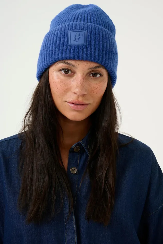 CULTURE Accessories CUmerva Hat Mazarine Blue Melange 8211 Women