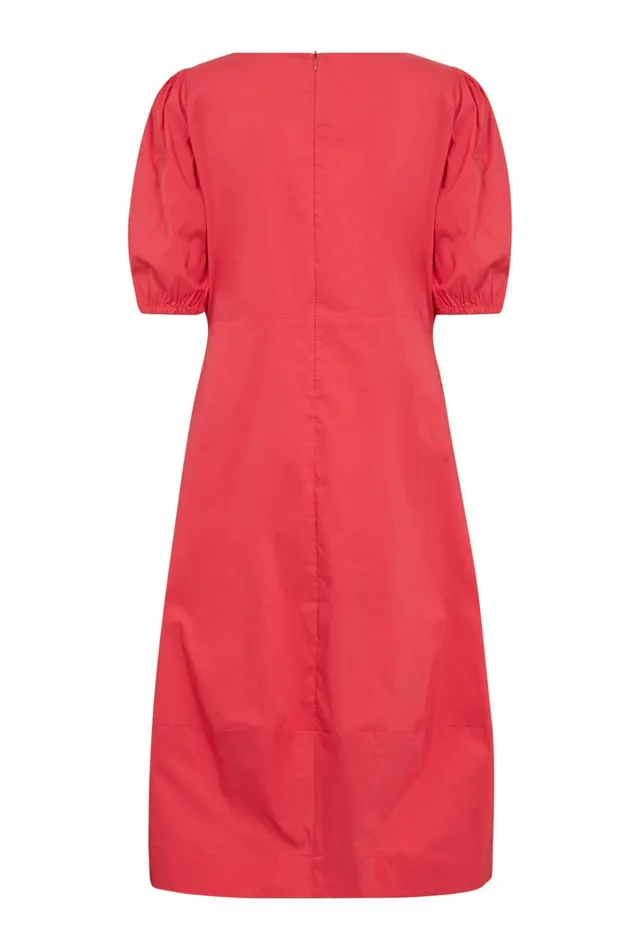 CULTURE Basics CUantoinett Dress Fiery Red 8211 Women