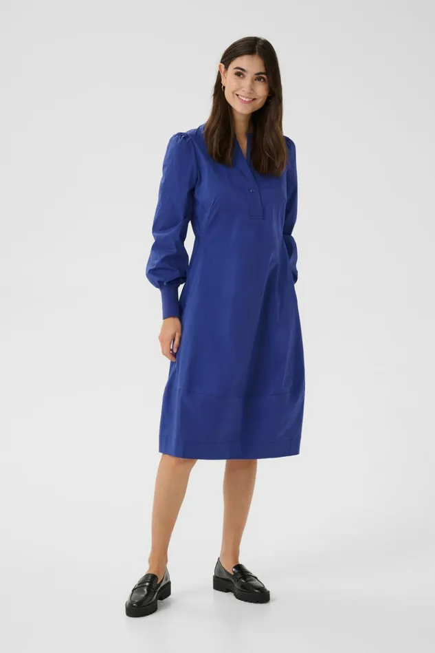 CULTURE Basics CUantoinett Dress Mazarine Blue 8211 Women