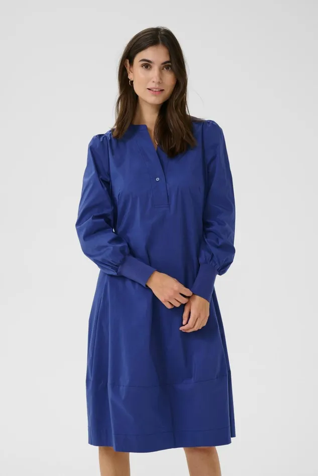 CULTURE Basics CUantoinett Dress Mazarine Blue 8211 Women