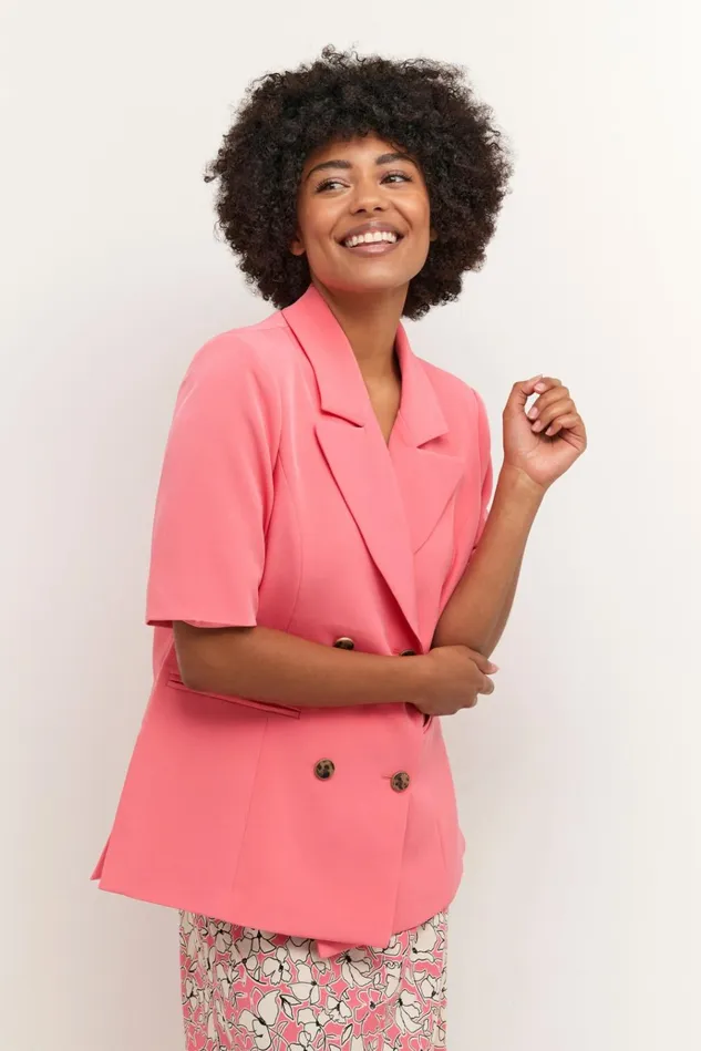 CULTURE Blazers and Waistcoats CUcenette Blazer Sun Kissed Coral 8211 Women