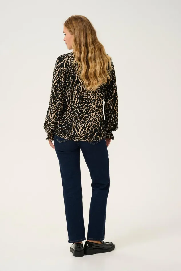 CULTURE Blouses CUando Leopard Blouse 8211 Women