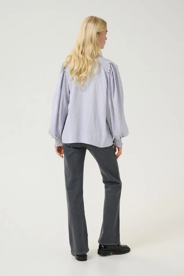 CULTURE Blouses CUany Blouse Bluegreen Stripe 8211 Women