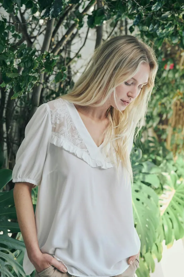 CULTURE Blouses CUasmine Blouse Spring Gardenia 8211 Women