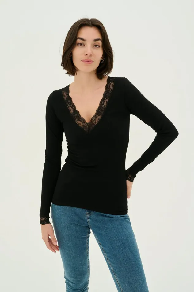 CULTURE Blouses CUcamilla Tshirt Black 8211 Women