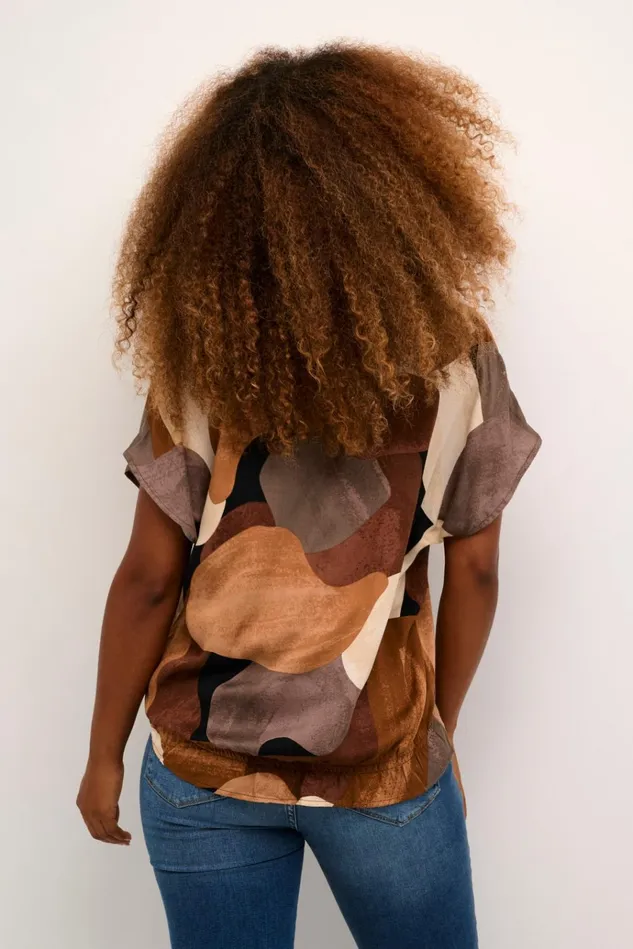 CULTURE Blouses CUdana Blouse Brown Art 8211 Women