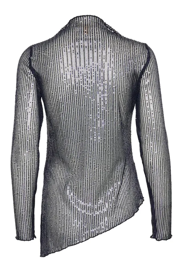 CULTURE Blouses CUgiya Sequin Blouse Blue Sequin 8211 Women