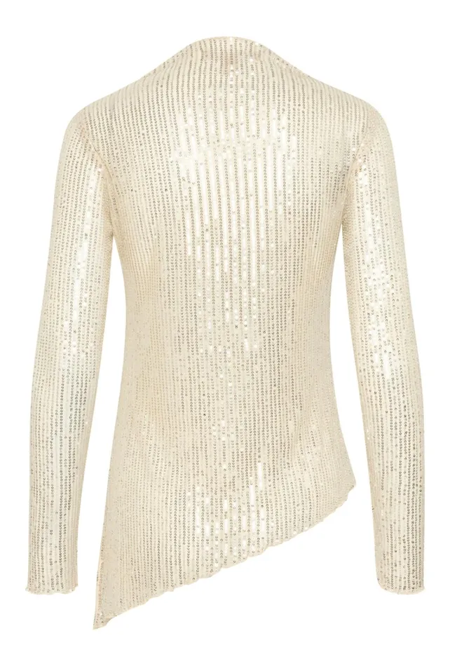 CULTURE Blouses CUgiya Sequin Blouse Champagne Sequins 8211 Women