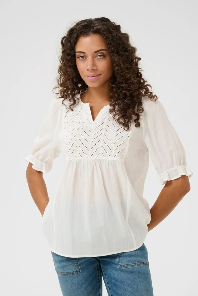CULTURE Blouses CUmuxi Blouse Spring Gardenia 8211 Women