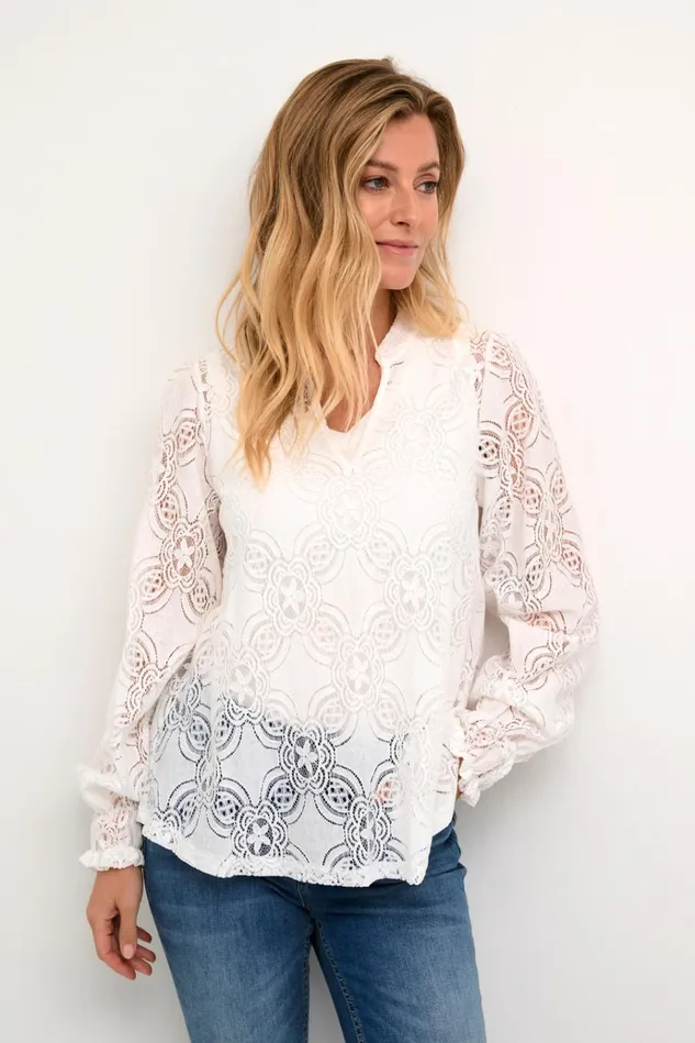 CULTURE Blouses CUolu Blouse Spring Gardenia 8211 Women