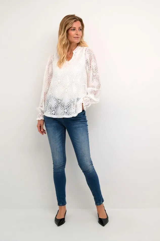 CULTURE Blouses CUolu Blouse Spring Gardenia 8211 Women