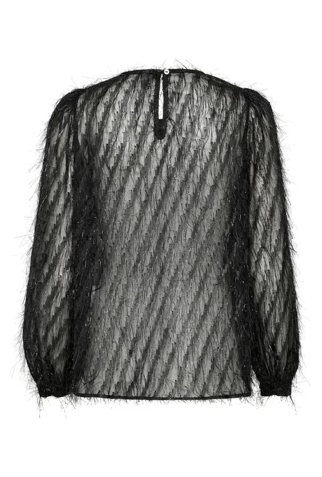 CULTURE Blouses CUpatty Glitter Blouse Black 8211 Women