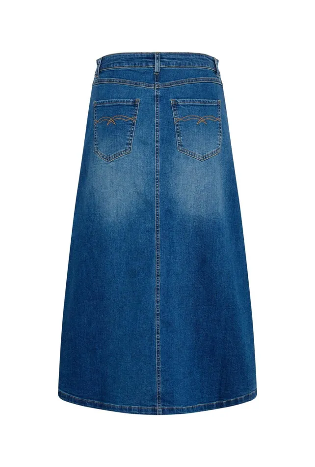 CULTURE Denim Styles CUami Denim Skirt Medium Blue Wash 8211 Women