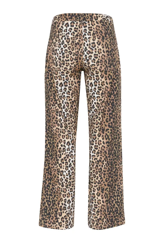 CULTURE Denim Styles CUfenna Leopard Trousers 8211 Women
