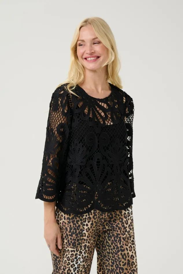 CULTURE Denim Styles CUfenna Leopard Trousers 8211 Women