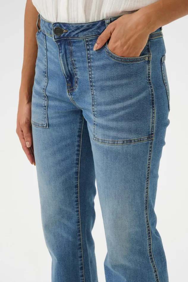 CULTURE Denim Styles CUhailey Jeans Medium Vintage Blue Wash 8211 Women