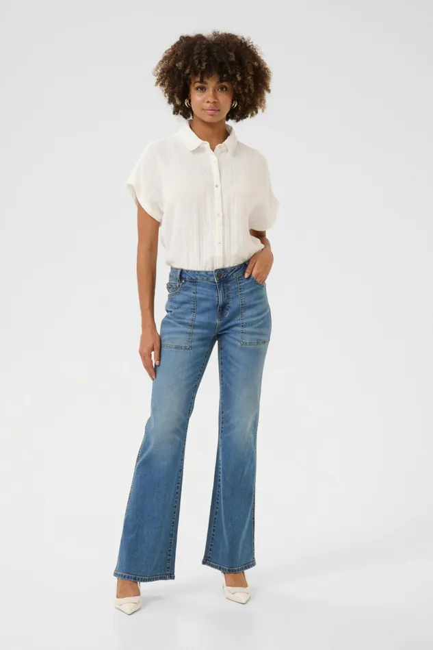 CULTURE Denim Styles CUhailey Jeans Medium Vintage Blue Wash 8211 Women