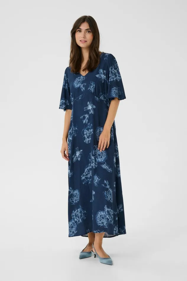 CULTURE Dresses CUalexa Dress Blue Flower 8211 Women