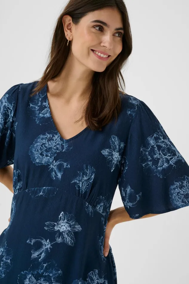 CULTURE Dresses CUalexa Dress Blue Flower 8211 Women