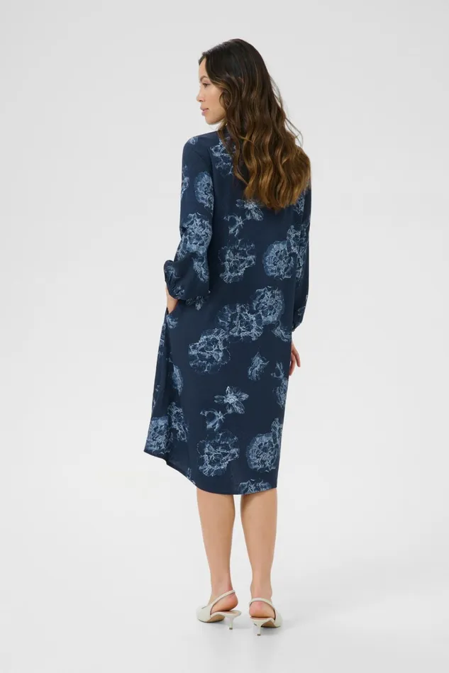 CULTURE Dresses CUalexa Dress Blue Flower 8211 Women