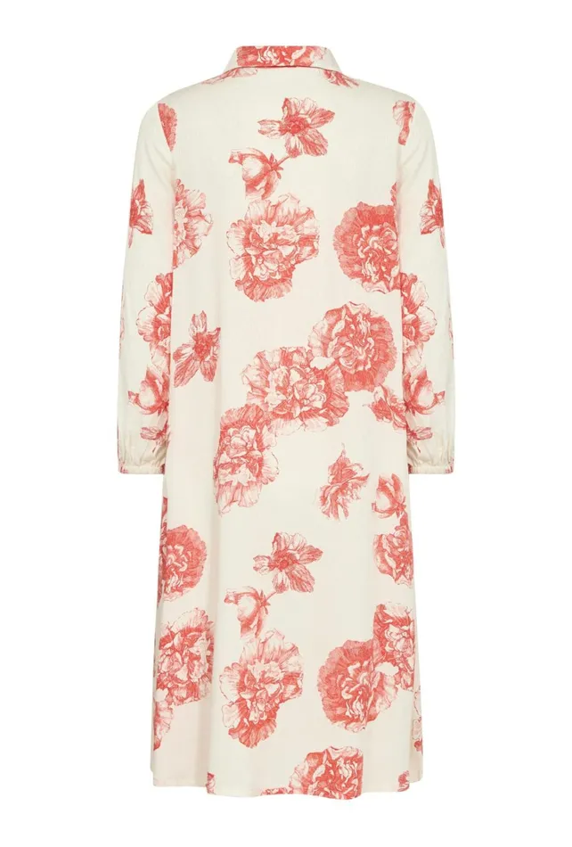 CULTURE Dresses CUalexa Dress Offwhitered Flower 8211 Women
