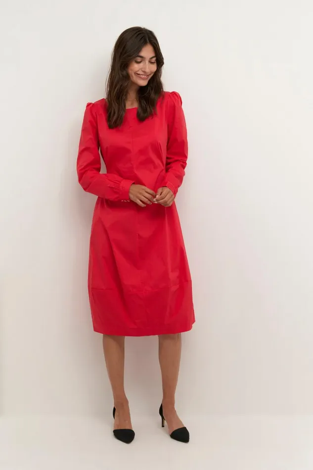 CULTURE Dresses CUantoinett Dress Fiery Red 8211 Women