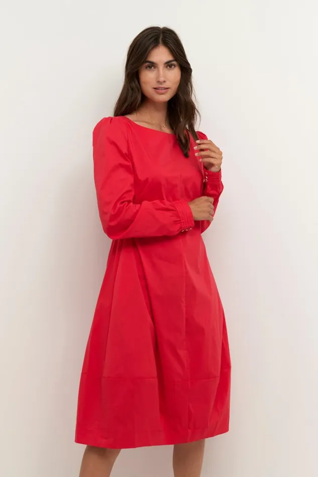 CULTURE Dresses CUantoinett Dress Fiery Red 8211 Women