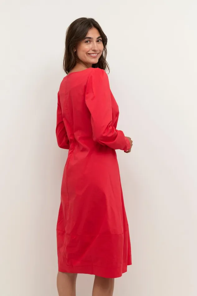 CULTURE Dresses CUantoinett Dress Fiery Red 8211 Women