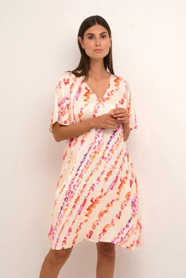 CULTURE Dresses CUbarbara Dress Pink Splash 8211 Women