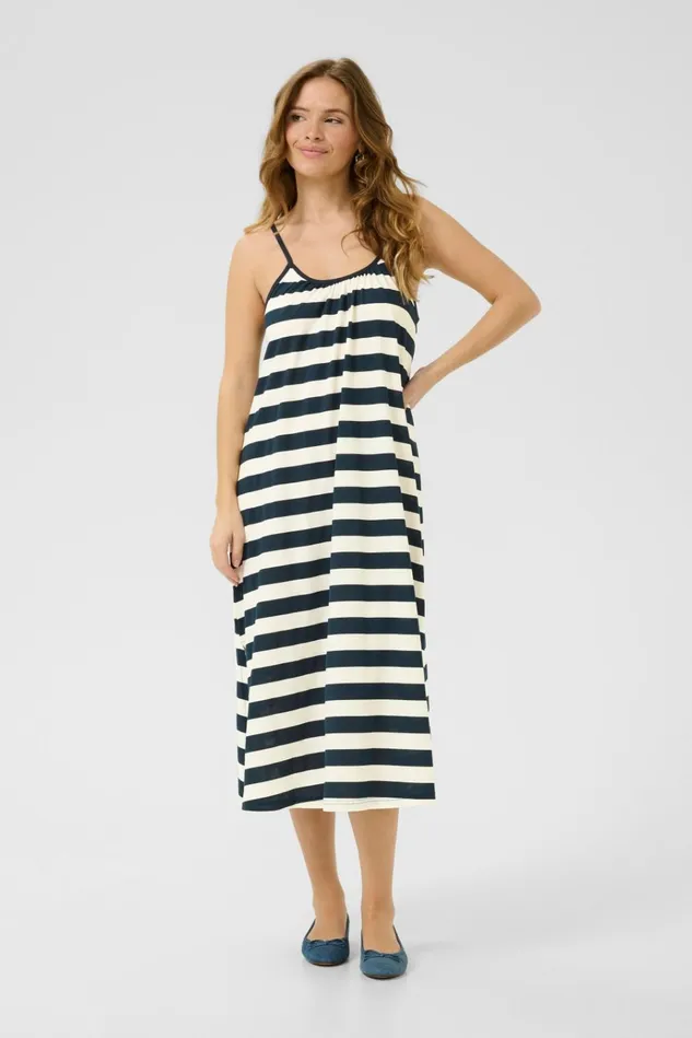 CULTURE Dresses CUbenzo Dress Salutewhite Stripe 8211 Women