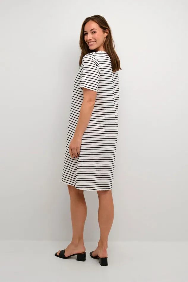 CULTURE Dresses CUdeia Dress Whitesalute Stripe 8211 Women