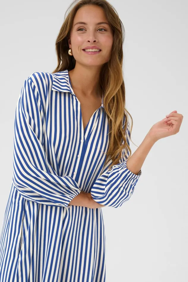 CULTURE Dresses CUdenia Dress Mazarine Bluewhite Stripe 8211 Women