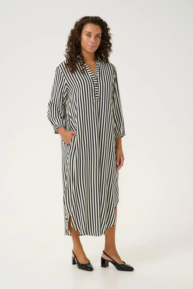 CULTURE Dresses CUdenia Dress Salutewhite Stripe 8211 Women