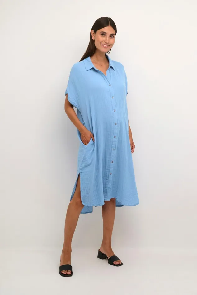 CULTURE Dresses CUelina Dress Della Robbia Blue 8211 Women