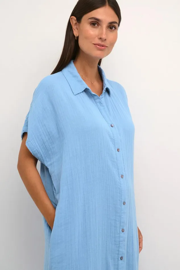 CULTURE Dresses CUelina Dress Della Robbia Blue 8211 Women