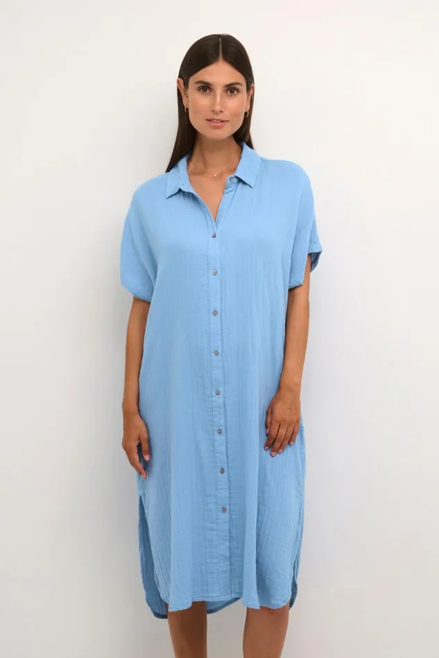 CULTURE Dresses CUelina Dress Della Robbia Blue 8211 Women