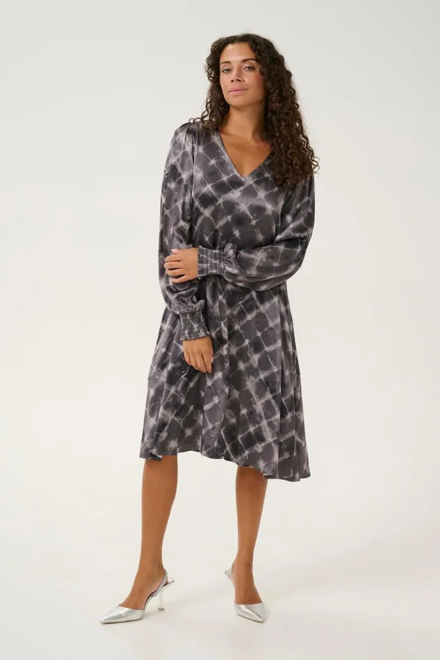 CULTURE Dresses CUjelly Dress Grey Squares 8211 Women