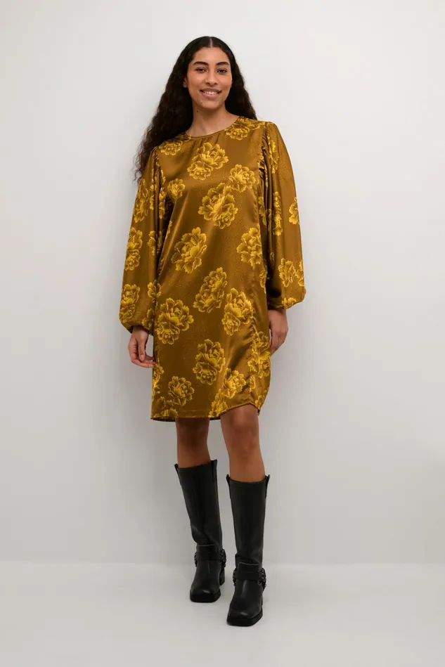 CULTURE Dresses CUrosie Dress Yellow Flower 8211 Women