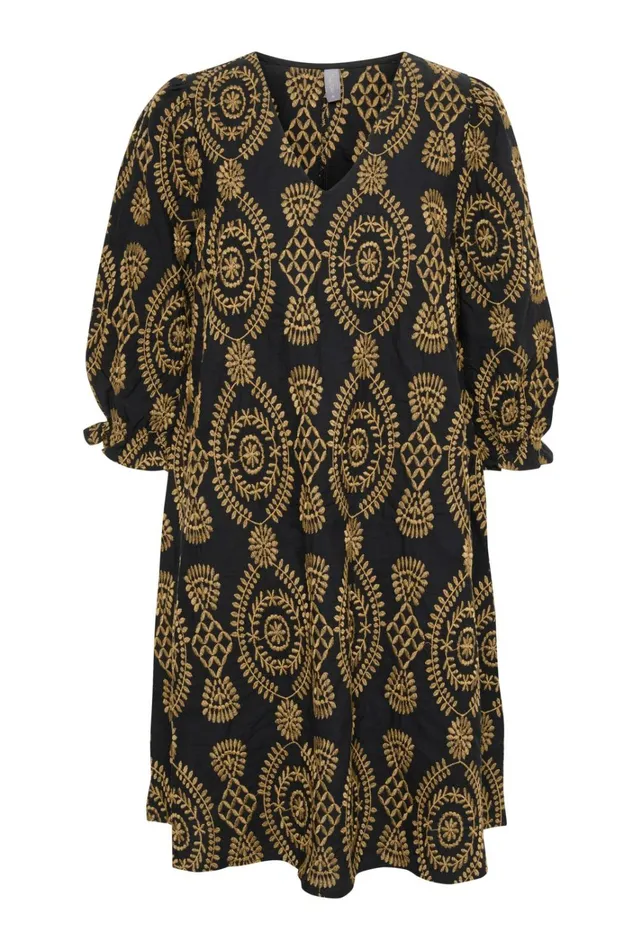 CULTURE Dresses CUtia Dress With Embroidery Black 8211 Women